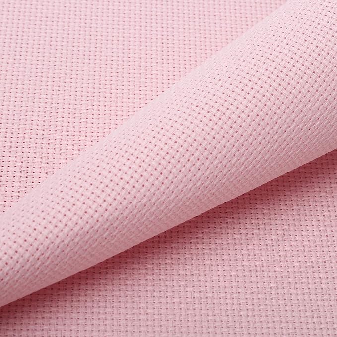 Aida Cloth 14 Count Cross Stitch Fabric, 19×28inch | Cotton Embroidery Cloth by Donmon