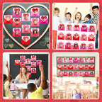 60pcs Valentine's Day Theme DIY Cutouts Heart Envelope Bulletin Board - Image 7