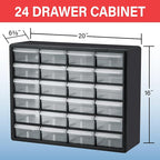 Akro-Mils 24-Drawer Plastic Drawer Storage Cabinet - Image 3