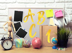Outus 576 Pieces 8 Sheets Letters Stickers Self Adhesive Vinyl Letter Alphabet - Image 4
