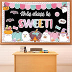 ojustbeok Halloween Bulletin Board Halloween Ghost Classroom Decorations Set by ojustbeok