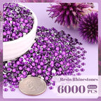 6000PCS 4mm Resin Rhinestones Bulk - Image 2