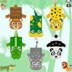 WATINC 6Pcs Hand Puppet Making Kit, Art Craft Felt Sock Puppet Toys, Creative - Image 4