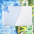Stomach Sleeping Pillow for Shoulder and Neck Pain Relief, Thin Pillow for - Image 7