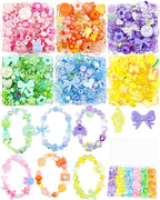 FIVEIZERO 480PCS Assorted Acrylic Beads by FIVEIZERO