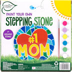 Creative Roots Paint Your Own #1 MOM Stepping Stone, Craft Kits - Image 9