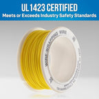 Jonard Tools R-30Y-0050 Yellow Insulated Kynar Copper Wire Roll, 30 AWG - Image 6
