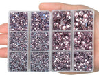 10000Pcs 2-Boxes Mixed Size Hot Fix Round Crystals Gems Glass Stones Hotfix - Image 4