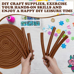 Frienda 5/8 Inch x 40 Ft Brown Foam Noodles - Image 4