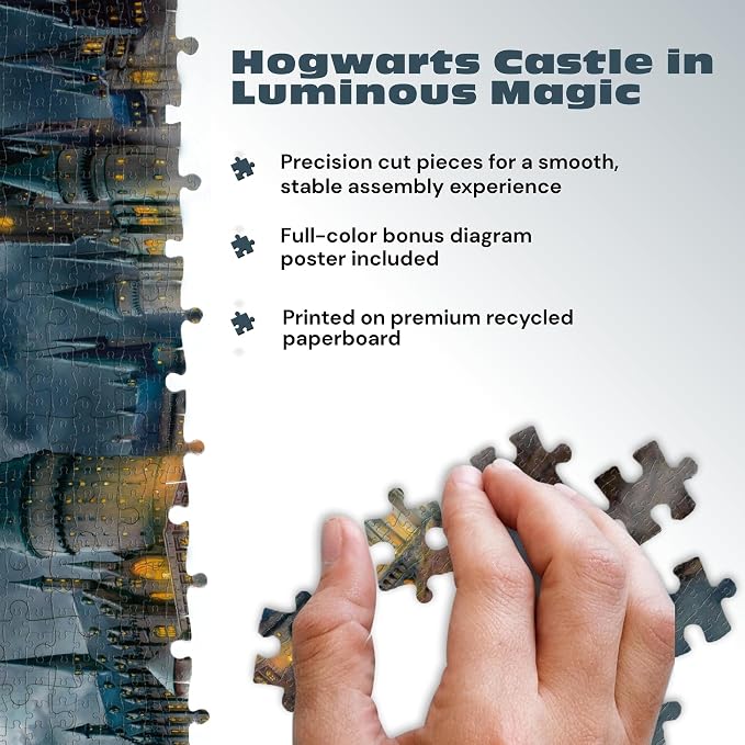 Ceaco - Thomas Kinkade - Harry Potter - Hogwart's Castle - 1500 Piece Jigsaw - Image 4