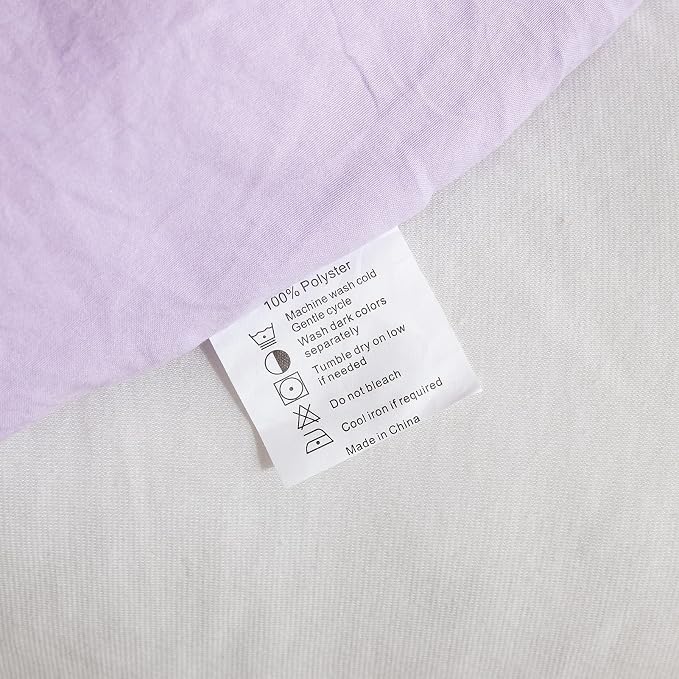 ROSGONIA Lavender Comforter Set Queen - Image 7