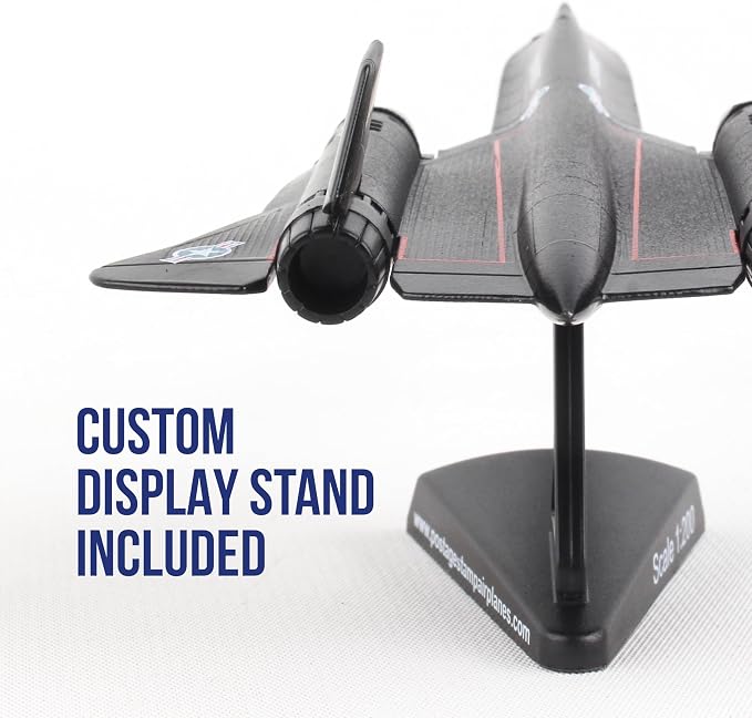 Postage Stamp USAF SR-71 Blackbird Die-Cast Metal Model – 1:200 Scale Strategic - Image 8