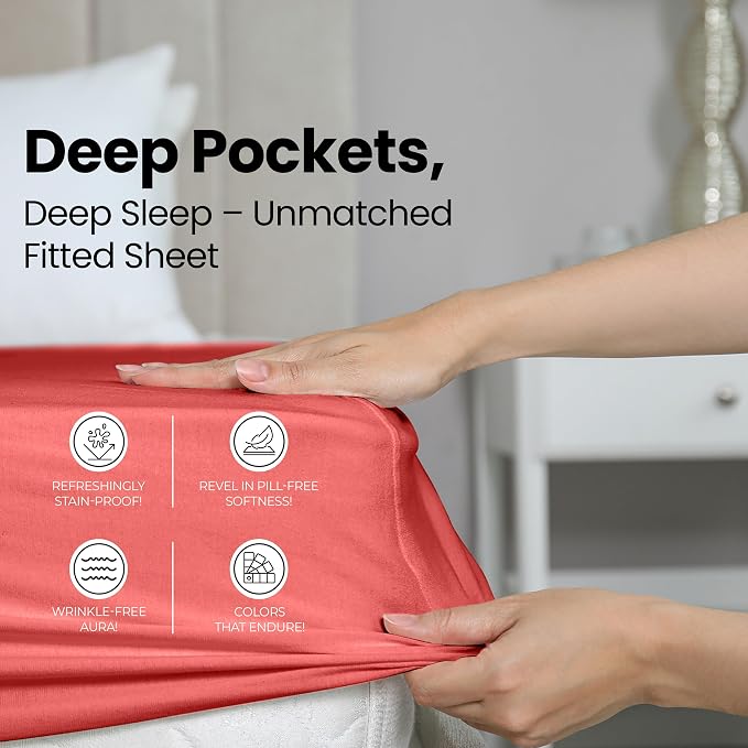 Utopia Bedding King Fitted Sheet - Image 4