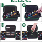 SIQUK Dice Storage Case Big Capacity Dice Box - Image 5