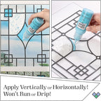Gallery Glass, Crystal Clear Stained Glass 2 fl oz Brilliant Smooth Finish Paint - Image 4