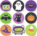 UPINS 8Pcs Halloween Diamond Art Painting Coasters Kits by UPINS