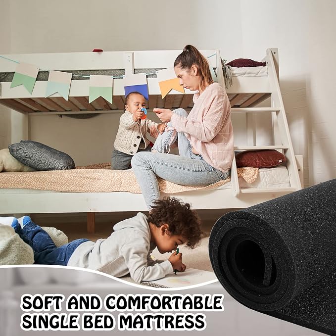 Amylove 1 Pack Polyurethane Foam 1" x 24" x 72" High Density Cushion Upholstery - Image 6