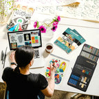 KALOUR 76 Drawing Sketching Kit Set - Image 7