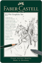 Faber-Castell 11 Piece Pitt Graphite Tin Set by Faber-Castell
