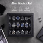 ProCase Watch Box Organizer, 18 Slot Watch Display Case - Image 4
