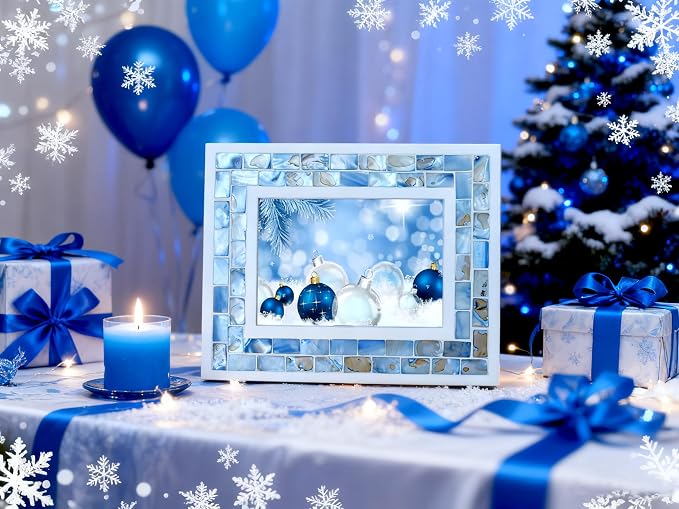 5x7 Mother of Pearl Picture Frame Beach, Tabletop or Wall Photo Frame - Image 7