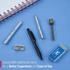 Mr. Pen- Geometry Set, 6 Inch Swing Arm Protractor, Divider | Set Squares - Image 5