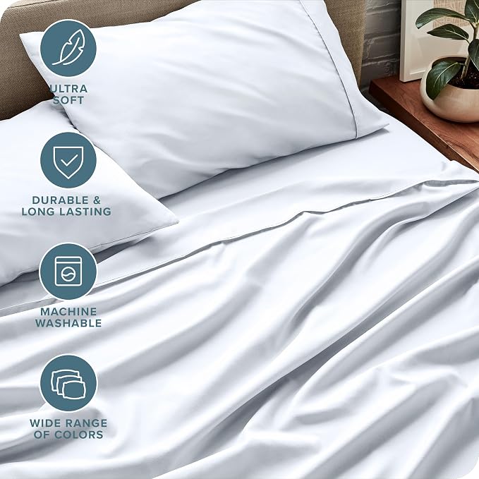 Bare Home Split Queen Sheet Set - Image 5