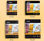 Ohuhu Mix Media Pad, 8.3" x 8.3" Mixed Media Art Sketchbook, 120 LB/200 GSM - Image 6