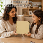 Scrapbook Album 8 Inch 30 Sheets 60 Pages, Kraft Paper Cover DIY Photo Album - Image 6