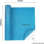 HTVVETUR Glitter HTV Vinyl Rolls Heat Transfer Vinyl - Image 3