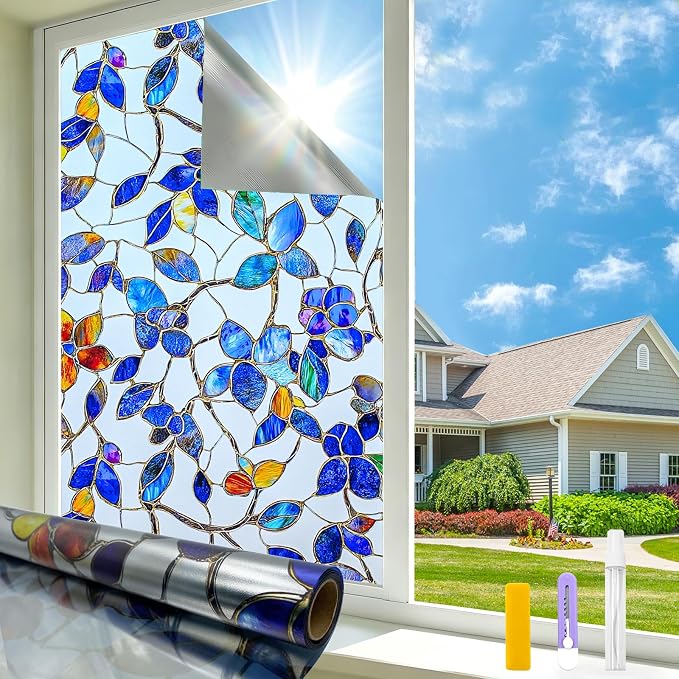 Countewol Privacy Window Film Upgraded 24H Day & Night Privacy Heat Insulation by Countewolwindowfilm
