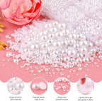 16500Pcs Flatback Pearls for Crafting, Bedazzling Kit for DIY Crafts Clothing - Image 7