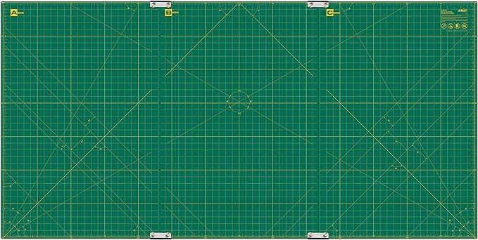 OLFA 35" x 70" Connecting Grid Rotary Cutting Mat Set by OLFA
