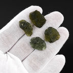 ColouredRocks Moldavite Glass Raw Tektite Crystals, Loose Gemstone, Wholesale - Image 3