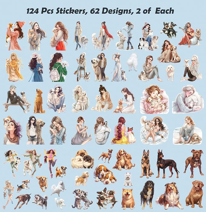 JOYCHOIC Scrapbook Stickers Set, Junk Journal Supplies, Bullet Journals - Image 4