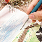 Prudiut 50 Sheets Cotton Watercolor Paper, 5 x 7 inches, 300 GSM, Deckled Edge - Image 4