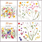 Nuanchu Small Dried Flower for Craft Resin Mini Pressed Flowers Bulk Real Tiny - Image 3