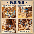 ROKR 3D Wooden Puzzles for Adults, Marble Travel London, 431Piece 3D Puzzles - Image 7