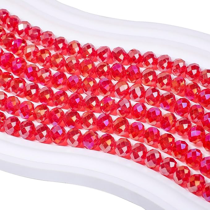 180pcs 10mm Crystal Glass Beads - Image 7