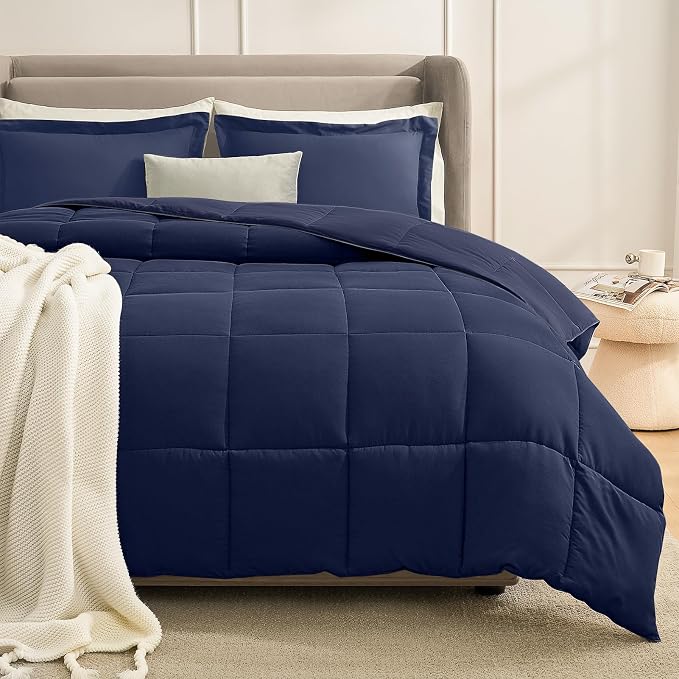 Homelike Moment Queen Comforter Set, Soft Down Alternative Bedding Set by HomelikeMoment