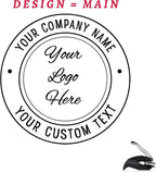 Custom Logo Embosser Seal Stamp Your Own Design Personalized 1 x 5/8" - Image 5