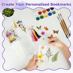 DIY Bookmark Making Kit – 187 PCS Dried Flower Bookmark Kit - Image 6