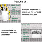 Kuhome 6 Sets Pegboard Bins Cups - Image 2