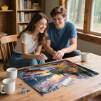 500 Piece Jigsaw Puzzle for Adults – Peel & Stick Puzzle Saver Sheets Included - Image 7