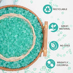 QEQEKAKA Sea Glass Stones for Crafts About 2.75LB Glass Pebbles Gemstones Bulk - Image 3
