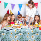 Spring Daisy Flower Tablecloth - Image 4