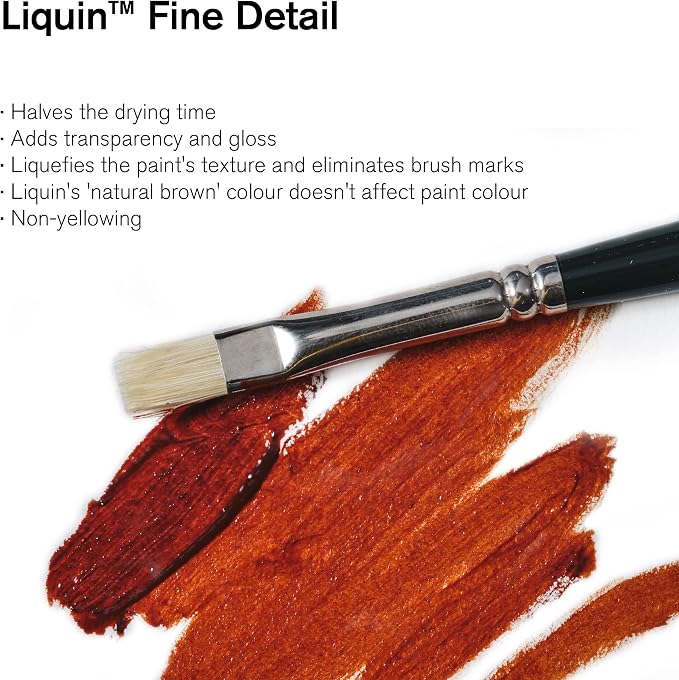 Winsor & Newton Liquin Fine Detail Medium, 75ml Bottle - Image 2