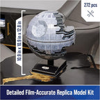 4D Build Star Wars Deluxe Death Star II Cardstock 3D Model Kit, Star Wars Gifts - Image 2