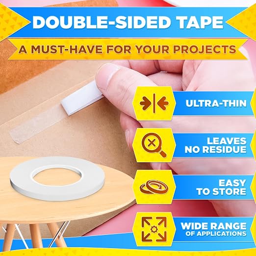 Fabric Tape for Clothes – 60-Yard Roll, Ultra-Thin Transparent Adhesive Basting - Image 4