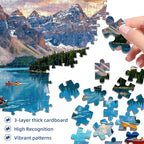 Moraine Lake Puzzles for Adults 1000 Pieces, Challenging Jigsaw Puzzles for - Image 2